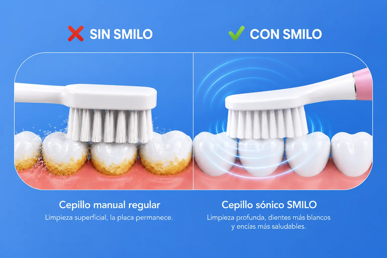 Comparación cepillo SMILO